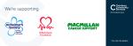 Our 2022 sponsored charities: Macmillan Cancer Support, Alzheimer's Society and British Heart Foundation