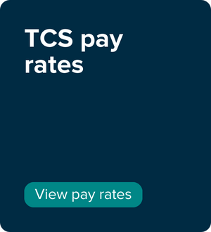 TCS pay rates