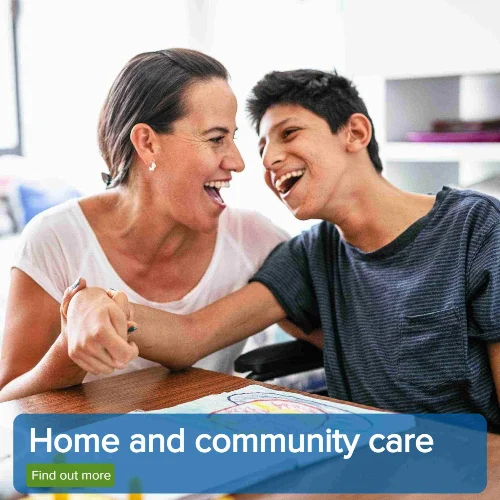 Home and community care service, click to find out more